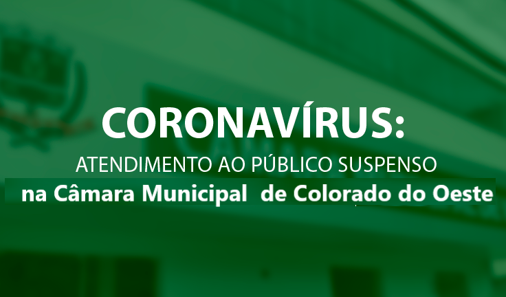 ATENDIMENTOS AO PÚBLICO SUSPENSO