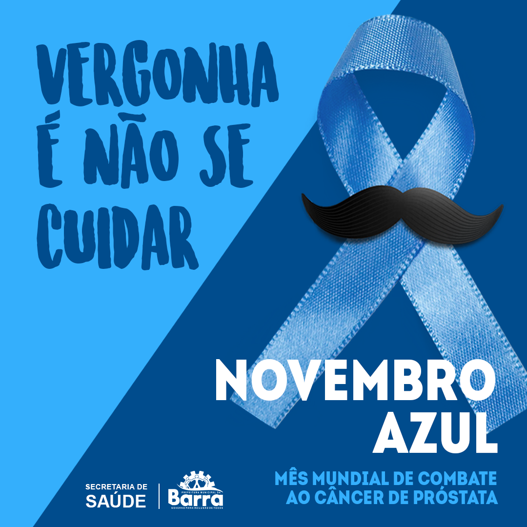 Campanha de conscientização "NOVEMBRO AZUL"